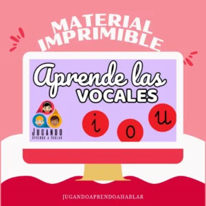 Descargable aprendo las vocales